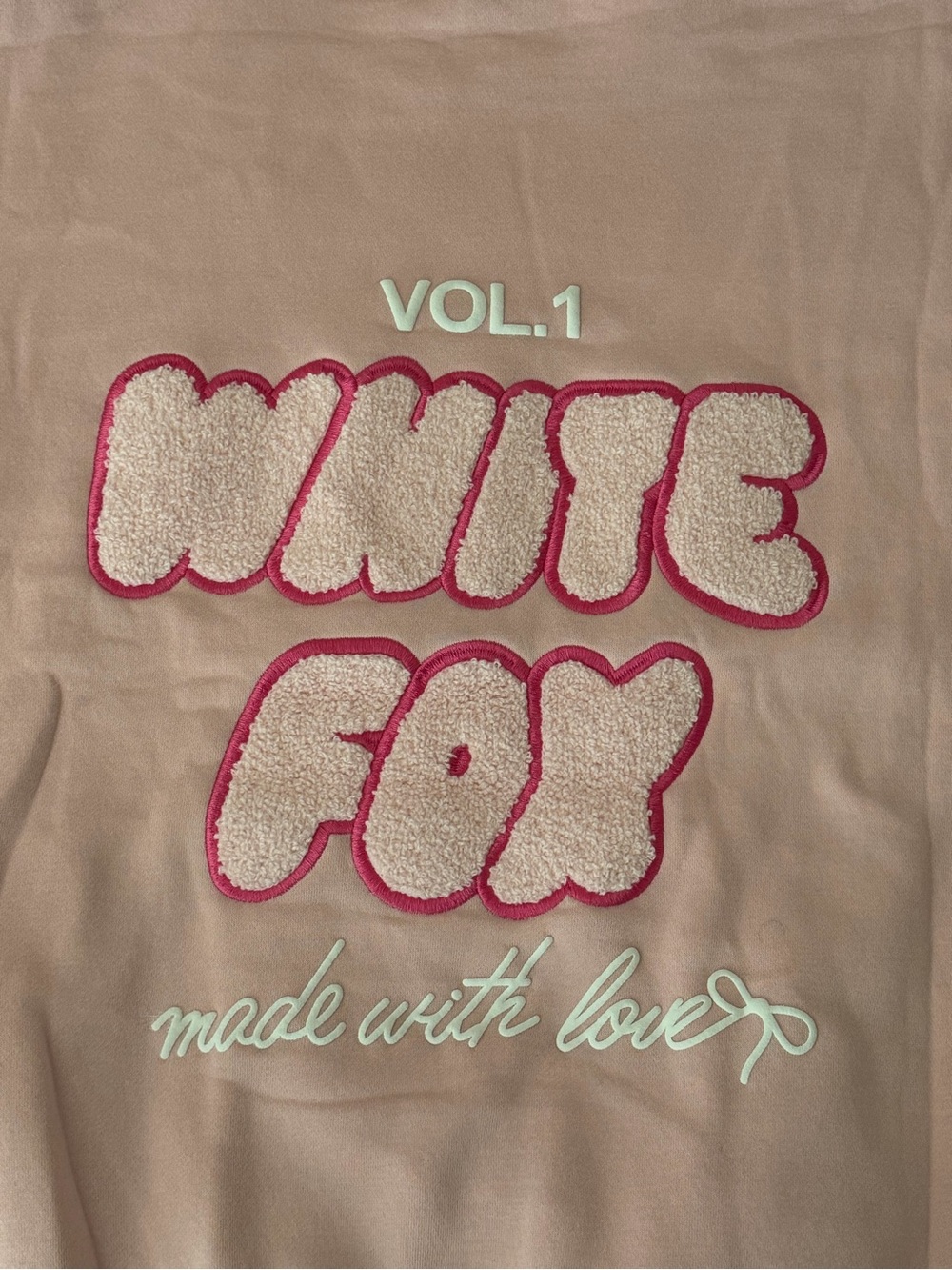 White Fox Boutique Pink Pullover Hoodie - Picture 5 of 5